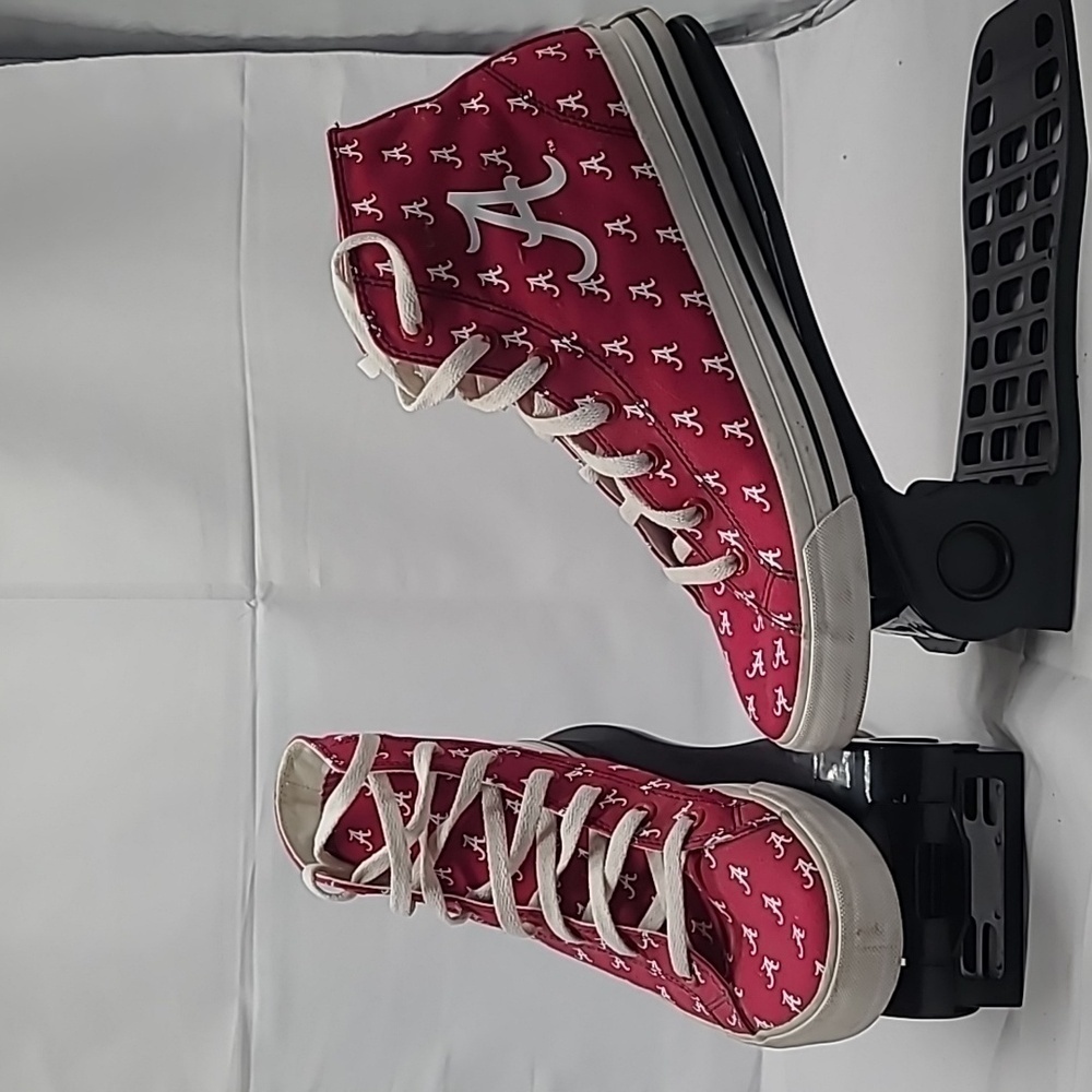 University of Alabama Crimson Tide Unisex Row One Hi-Top Red White M9.5 W11